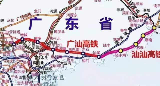 梅汕高铁线路图最新｜梅汕高铁最新路线图揭晓